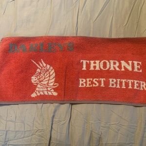 Authentic vintage English Pub Towel